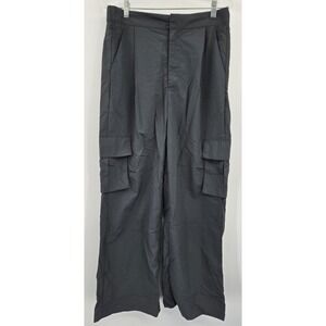 Wilo The Label Parachute Fly‎ Cargo Pants Women's S Gray Wide Leg Anthropology
